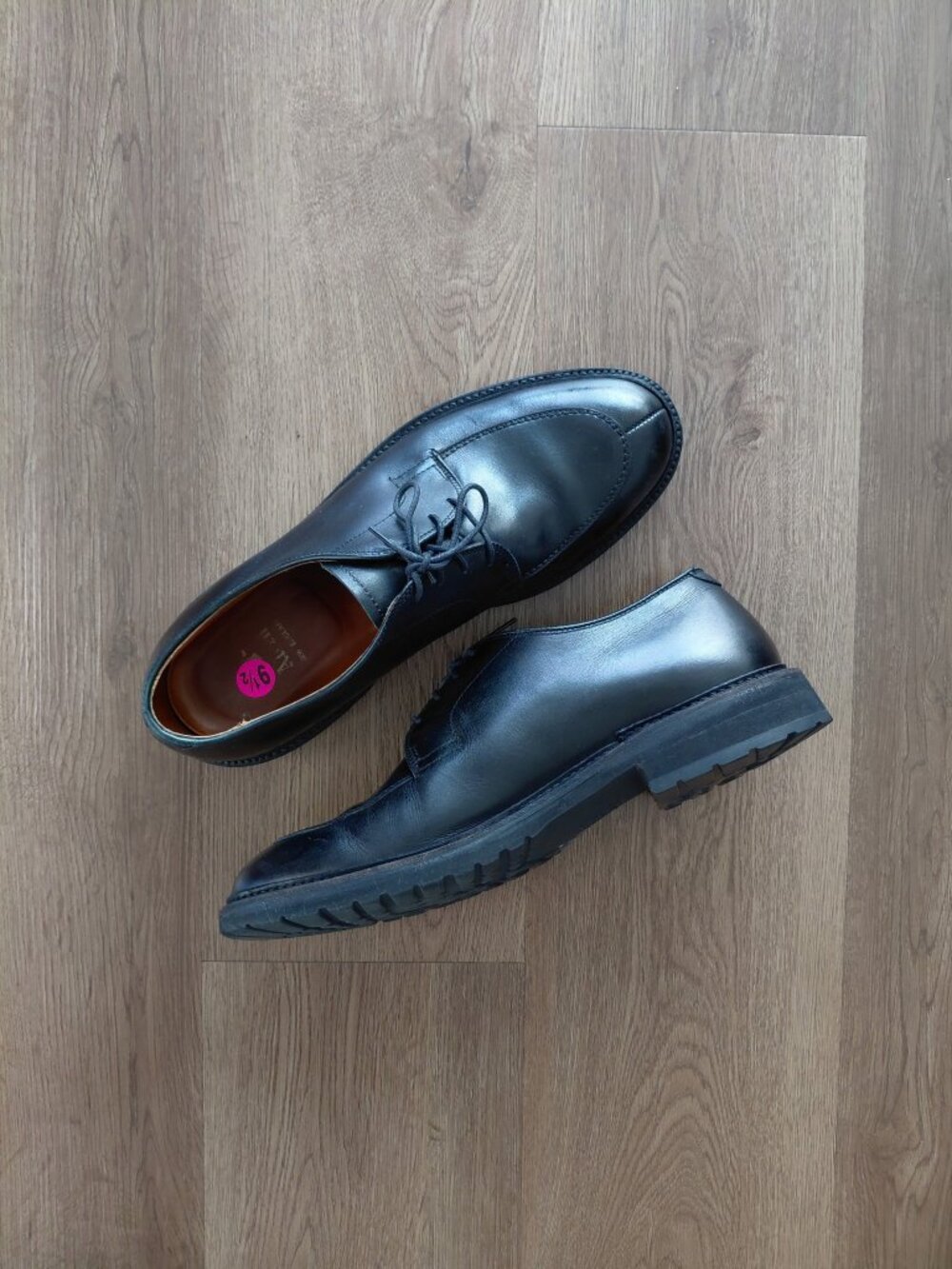Alden Mocc Toe Blucher Black Aniline #7117S | Men’s 9.5 | Discontinued